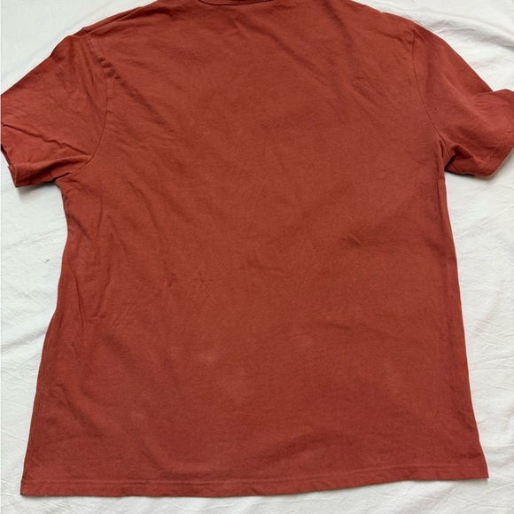 CHAMPION Heritage Mix Motif Mens Patch Tee Shirt Burnt Red Size XL - Picture 5 of 8